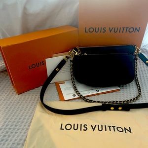 Authentic LV multi pochette accessories cross-body bag